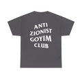 Anti Zionist Goyim Club x The Wright Wing TShirt